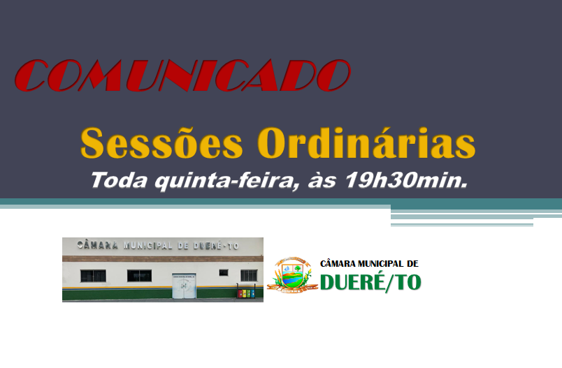 Sessões Ordinárias